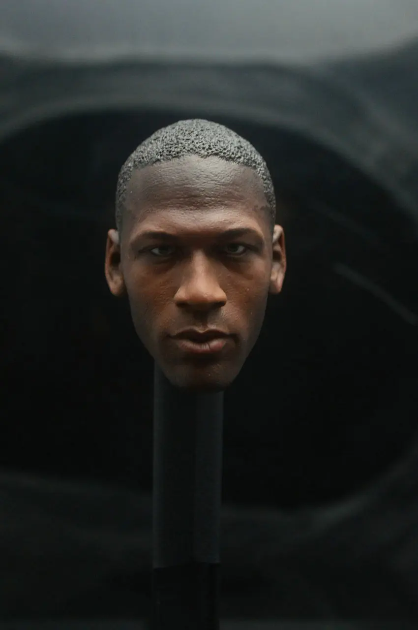 SO-TOYS 1/6 SO-09 Michael Jordan Head Sculpt For 12" Male Action Figure Body Toy 
