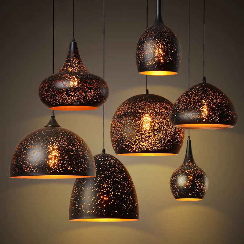 LED Pendant Lights Luster Loft Industrial Hang lamp Lamparas De Techo Colgante Moderna Nordic Iron Etching Vintage Light Fixture
LED Pendant Lights Luster Loft Industrial Hang lamp Lamparas De Techo Colgante Moderna Nordic Iron Etching Vintage Light Fixture