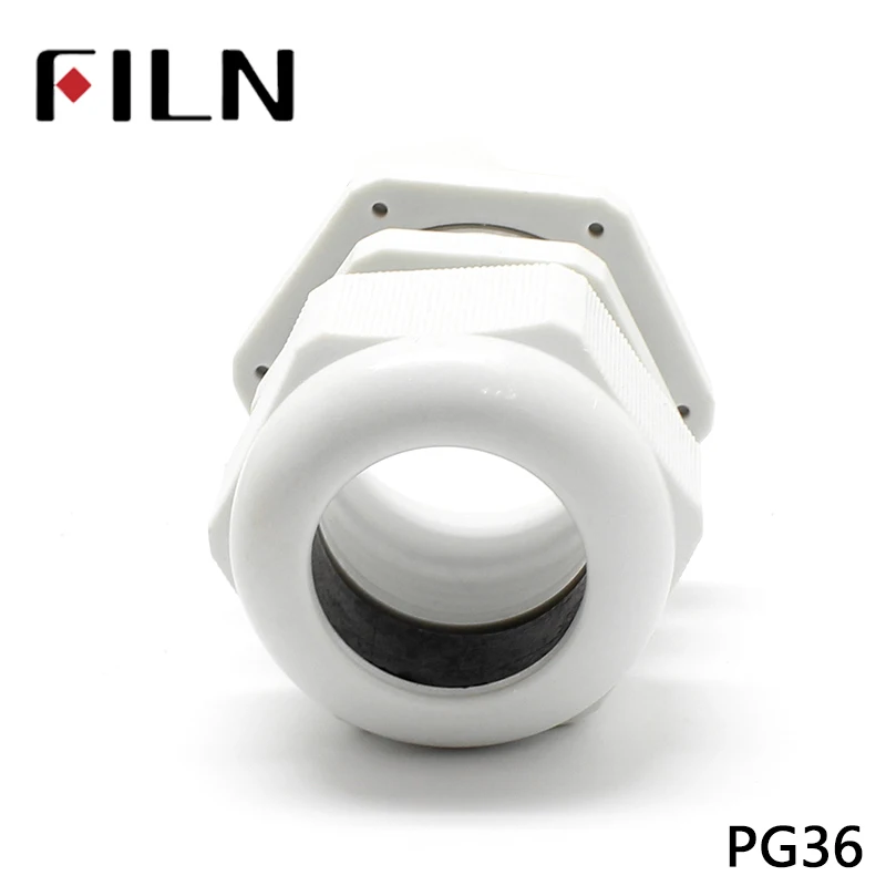 Plastic Waterproof Adjustable IP68 PG36 22-32MM Cable Gland Joints, PG7, PG9, PG11, PG13.5, PG16 (2)