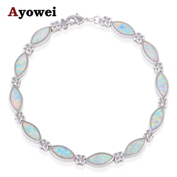 Unique Design Love Gifts Hot Sell Charm Bracelets Wholesale & Retail White Fire Opal Silver Fashion Jewelry OB046A
Unique Design Love Gifts Hot Sell Charm Bracelets Wholesale & Retail White Fire Opal Silver Fashion Jewelry OB046A