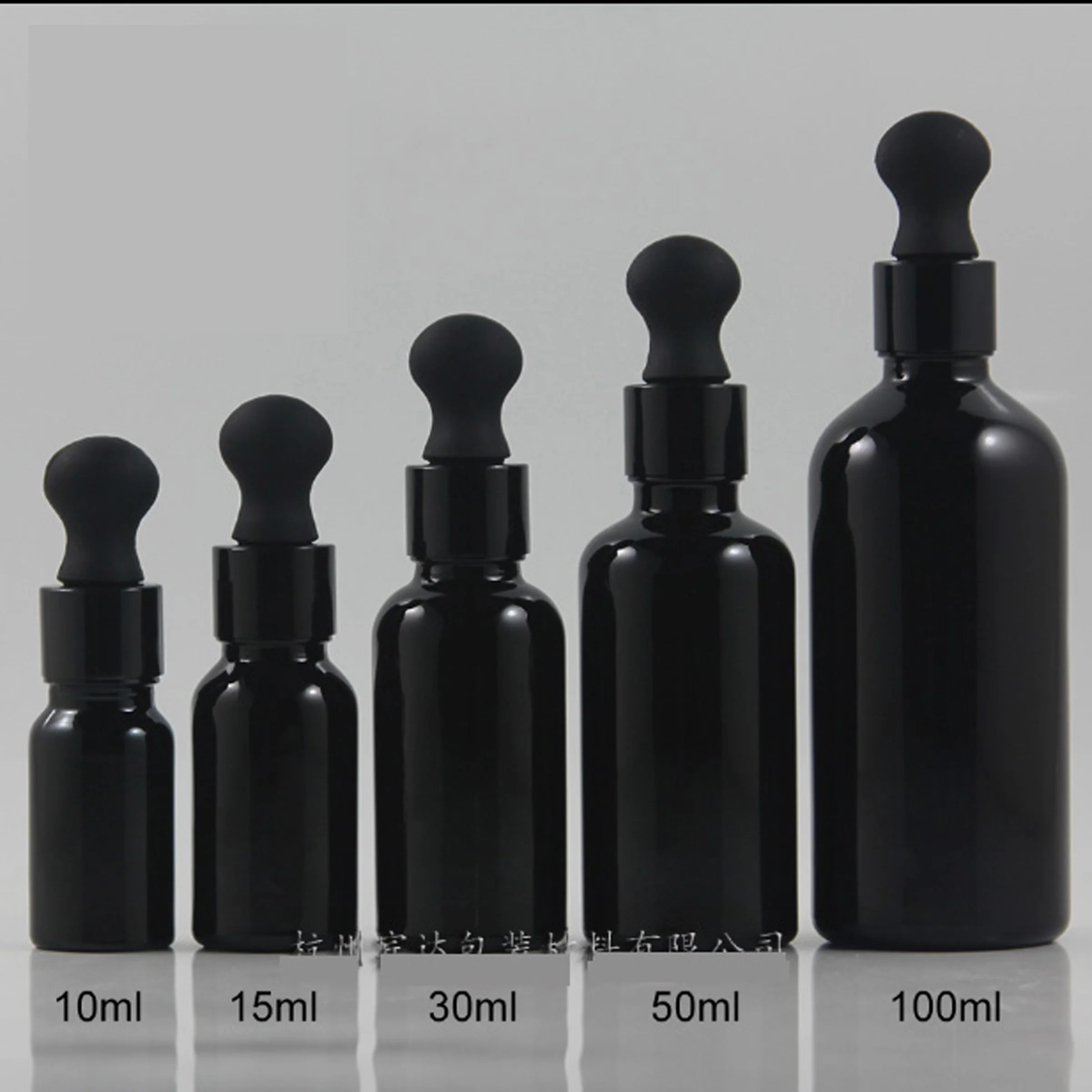 50pcs/lot 10/15/30/50/100ml bright black dropper essential oil bottle essencen with flat rubber head
50pcs/lot 10/15/30/50/100ml bright black dropper essential oil bottle essencen with flat rubber head