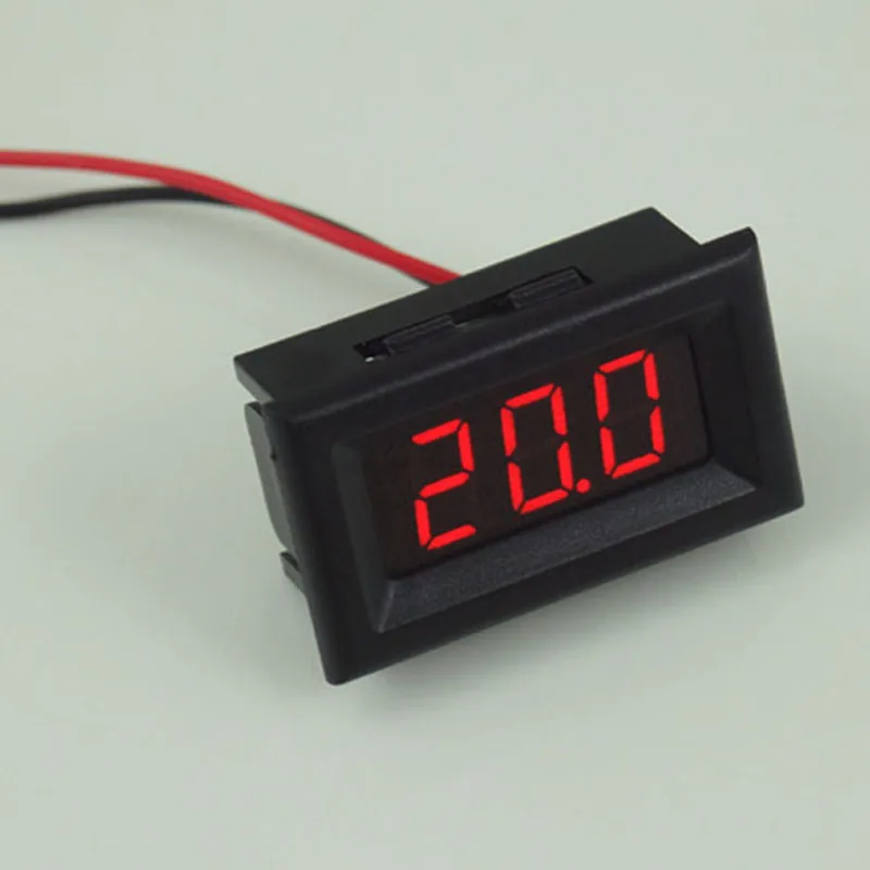 Mini Digital Voltmeter Red LED Display DC2.5-30V Voltage Tester Panel Meter with Two Wires high quality
Mini Digital Voltmeter Red LED Display DC2.5-30V Voltage Tester Panel Meter with Two Wires high quality