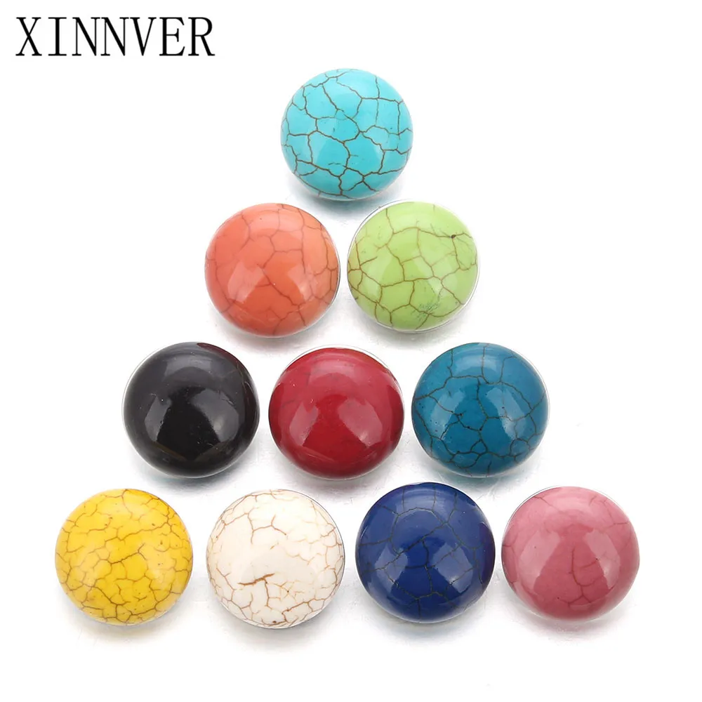 10pcs/lot 18mm Snaps Jewelry Cameo Multicolor 10 Colors Mixed Stone Snap Buttons For Female Leather Bracelet Women's Charm Beads
10pcs/lot 18mm Snaps Jewelry Cameo Multicolor 10 Colors Mixed Stone Snap Buttons For Female Leather Bracelet Women's Charm Beads