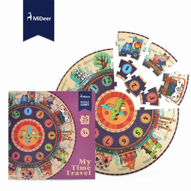 Mideer 25 Pcs/set Big Puzzle Games Paper Puzzle Digital Clock Cognition My Time Travel for Kids Children
Mideer 25 Pcs/set Big Puzzle Games Paper Puzzle Digital Clock Cognition My Time Travel for Kids Children