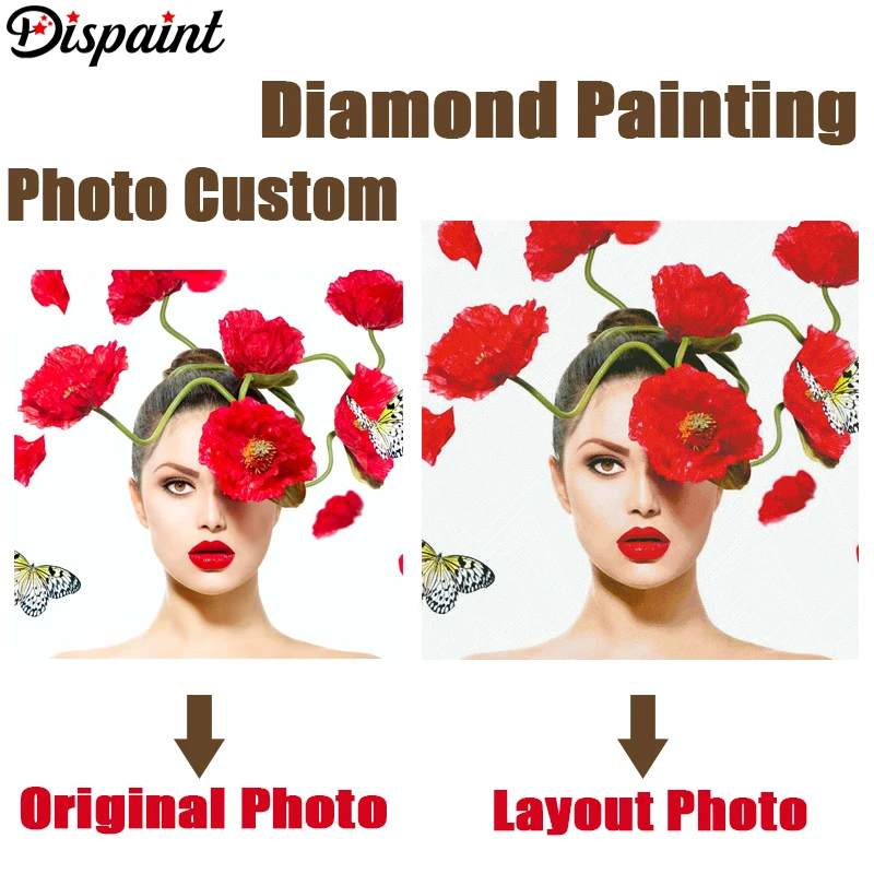 Dispaint Photo Custom Diamond Painting Cross Stitch Full Square/Round Rhinestone DIY Diamond 3D Diamond Embroidery Gift Sale
Dispaint Photo Custom Diamond Painting Cross Stitch Full Square/Round Rhinestone DIY Diamond 3D Diamond Embroidery Gift Sale