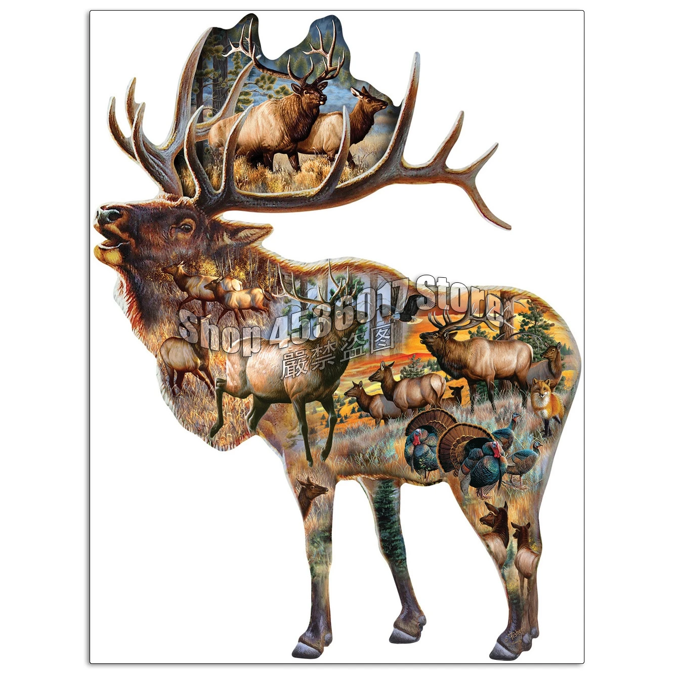 Bugle Call Full Square Drill 5D DIY Diamond Painting Animal Elk Embroidery Cross Stitch Diamond Mosaic Home Decor Gift
Bugle Call Full Square Drill 5D DIY Diamond Painting Animal Elk Embroidery Cross Stitch Diamond Mosaic Home Decor Gift