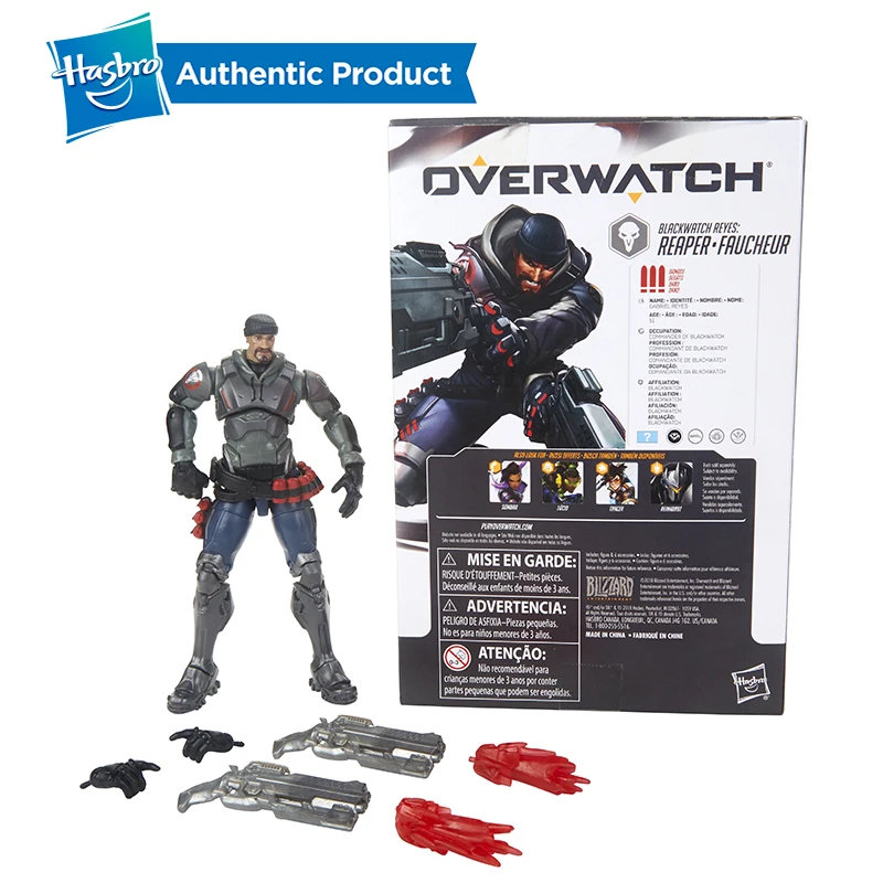 Hasbro Overwatch Ultimates Tracer Sombra Lucio Blackwatch Reyes 6 дюймов Коллекционные Фигурки горячая