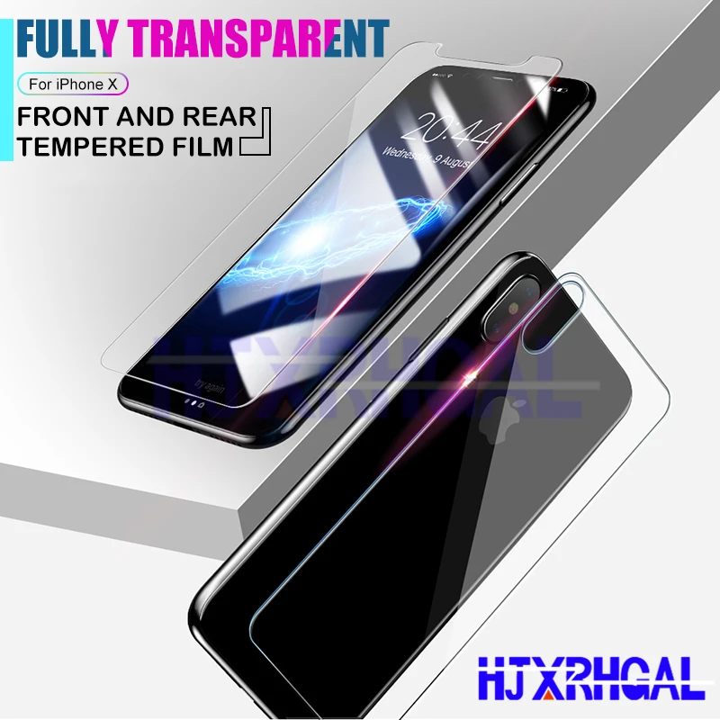 front + back Tempered Glass For iPhone X XS XR XS Max 0.26mm Screen Protector Film For Apple 10 2.5D Clear Protective Glass
front + back Tempered Glass For iPhone X XS XR XS Max 0.26mm Screen Protector Film For Apple 10 2.5D Clear Protective Glass