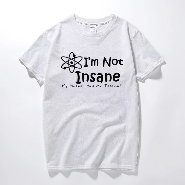 The BIG BANG THEORY I'M NOT INSANE SHELDON COOPER T-SHIRT Short Sleeve Cotton T Shirt
The BIG BANG THEORY I'M NOT INSANE SHELDON COOPER T-SHIRT Short Sleeve Cotton T Shirt