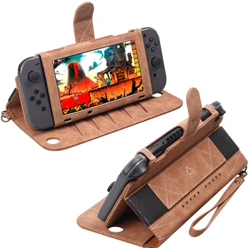 Portable Leather Case for Nintend Switch Console NS Protective Cover Carry Storage Bag for Nintendo Controller Stand Accessories 
Portable Leather Case for Nintend Switch Console NS Protective Cover Carry Storage Bag for Nintendo Controller Stand Accessories