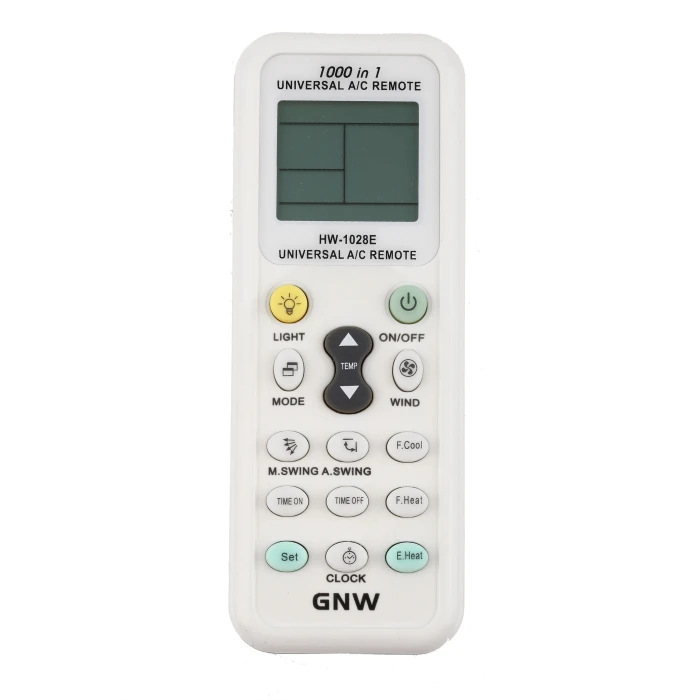 Universal LCD A/C Muli Remote Control RC 433 mhz Frequency for Air Condition Conditioner Simple Operation HW-1028E
Universal LCD A/C Muli Remote Control RC 433 mhz Frequency for Air Condition Conditioner Simple Operation HW-1028E