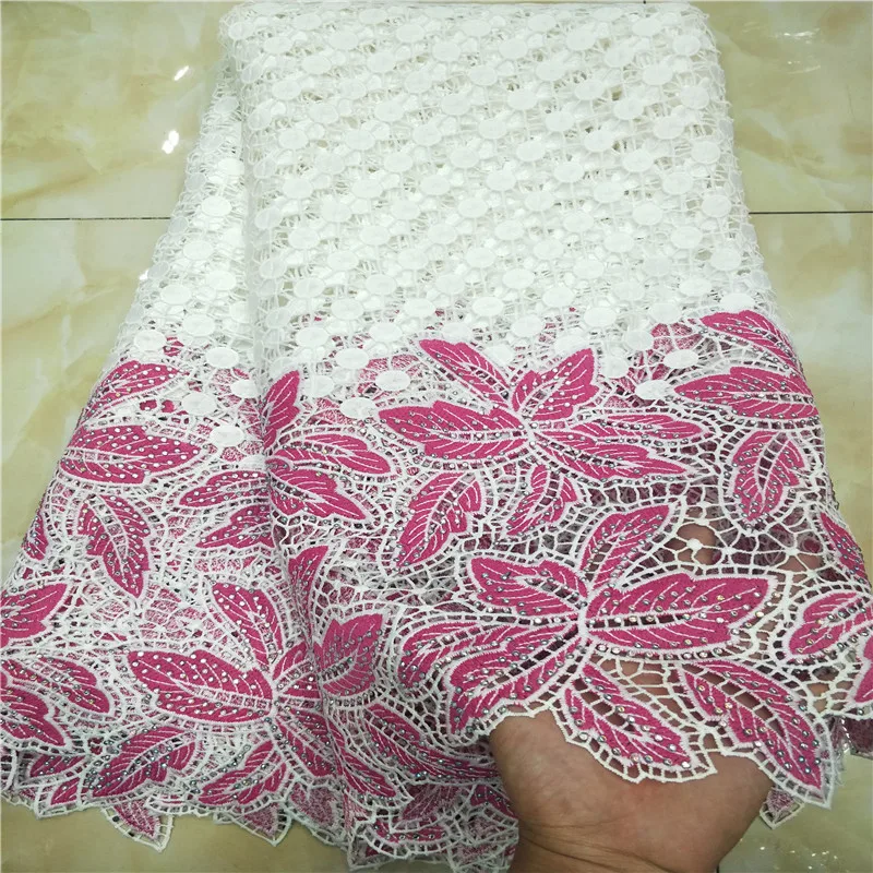 2019 New Design African Lace Fabric 2019 African Guipure Cord Lace High Quality Embroidery Stones Lace Fabric For Wedding
2019 New Design African Lace Fabric 2019 African Guipure Cord Lace High Quality Embroidery Stones Lace Fabric For Wedding