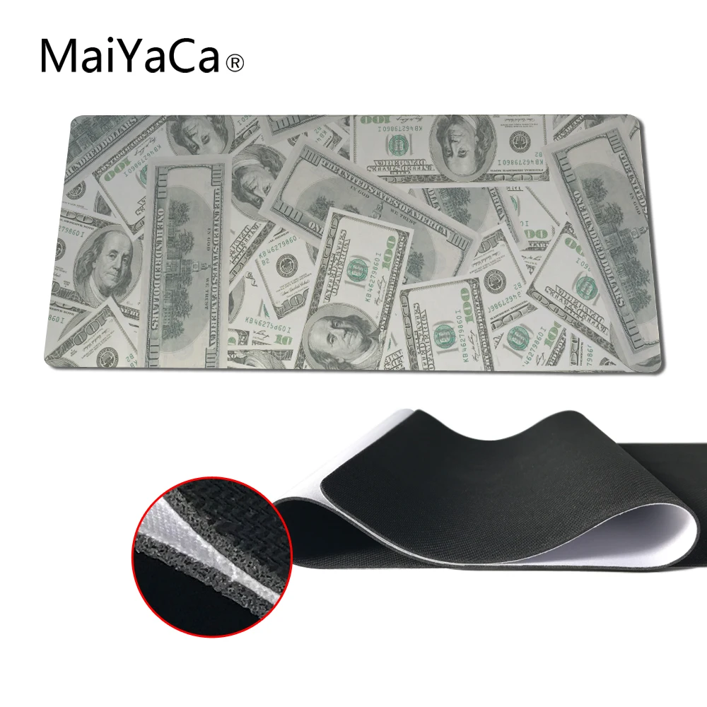 MaiYaCa Original Design Computer Speed Mouse Pads Usdollar 100 Front Gaming Mouse Pad Rubber Gamer Soft Comfort Mouse Mat
MaiYaCa Original Design Computer Speed Mouse Pads Usdollar 100 Front Gaming Mouse Pad Rubber Gamer Soft Comfort Mouse Mat