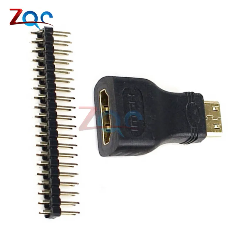 Raspberry Pi Zero W Kit 3 в 1 мини адаптер HDMI + Micro USB гнездовой кабель штекер GPIO Header|pi zero|raspberry pi