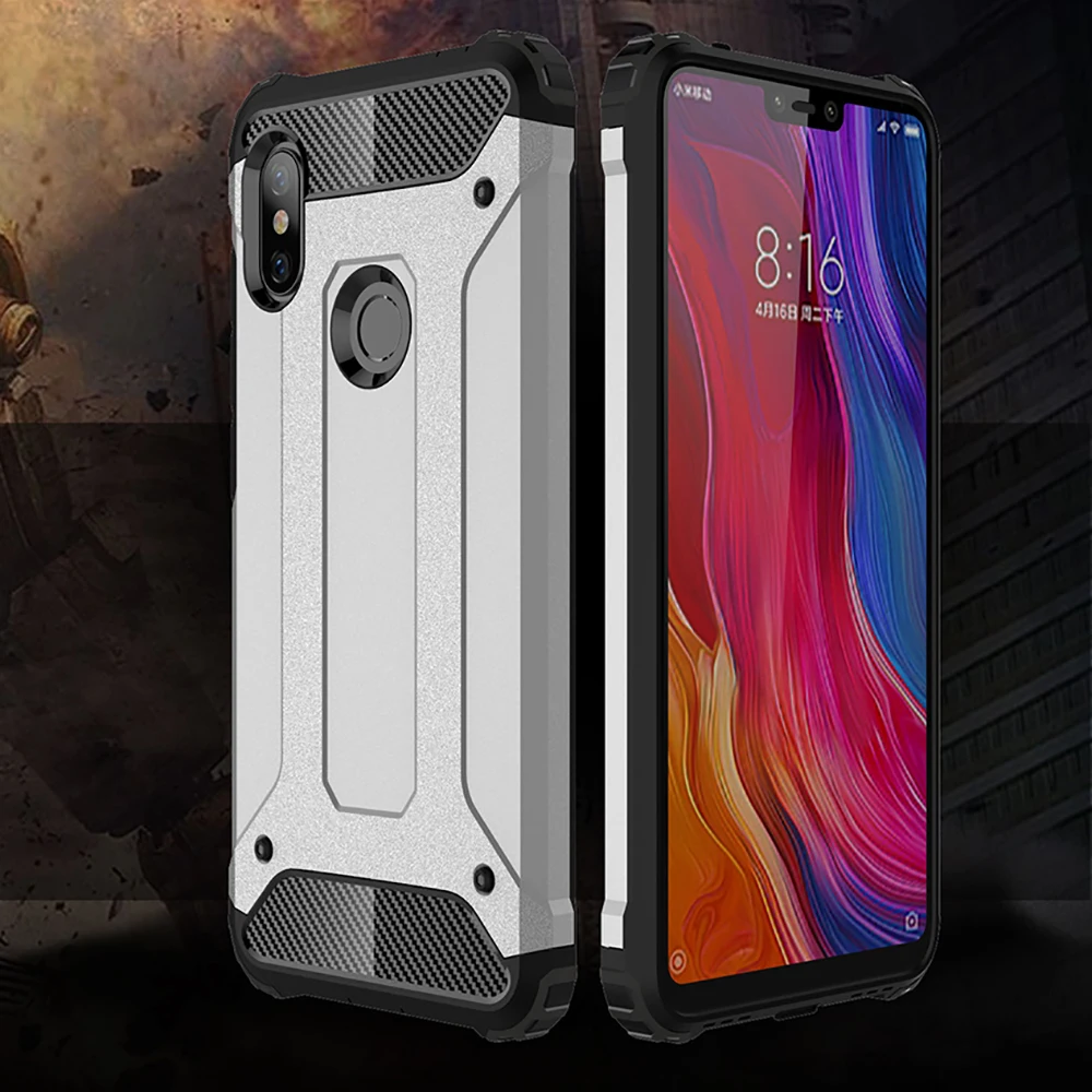Противоударный бронированный чехол для Xiaomi Redmi Note 6 Pro Note6 задняя крышка