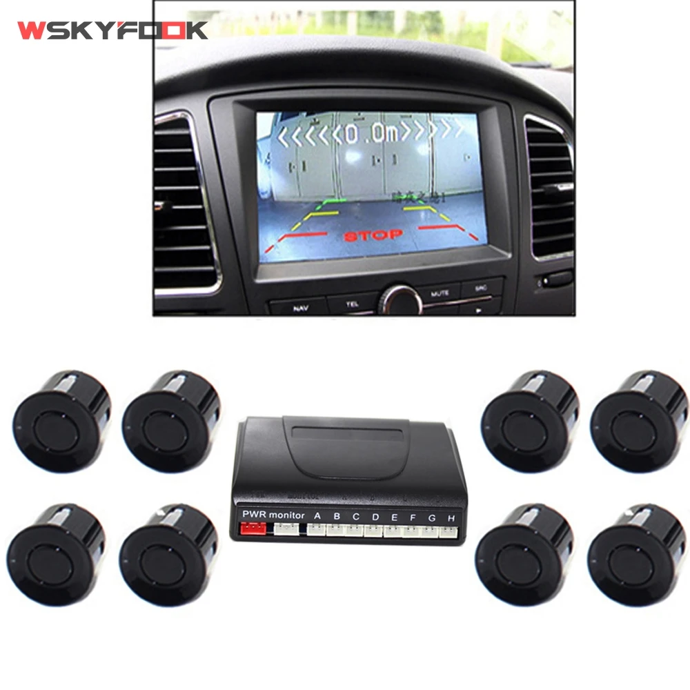 Car Led Parking Sensor Parktronic Display 4/ 8 Sensors Reverse Assistance Radar Monitor Parking System
Car Led Parking Sensor Parktronic Display 4/ 8 Sensors Reverse Assistance Radar Monitor Parking System