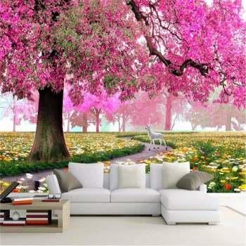 Beibehang photo wallpaper custom wallpaper Romantic cherry tree TV backdrop stereoscopic large mural wall covering 3d wallpaper
Beibehang photo wallpaper custom wallpaper Romantic cherry tree TV backdrop stereoscopic large mural wall covering 3d wallpaper