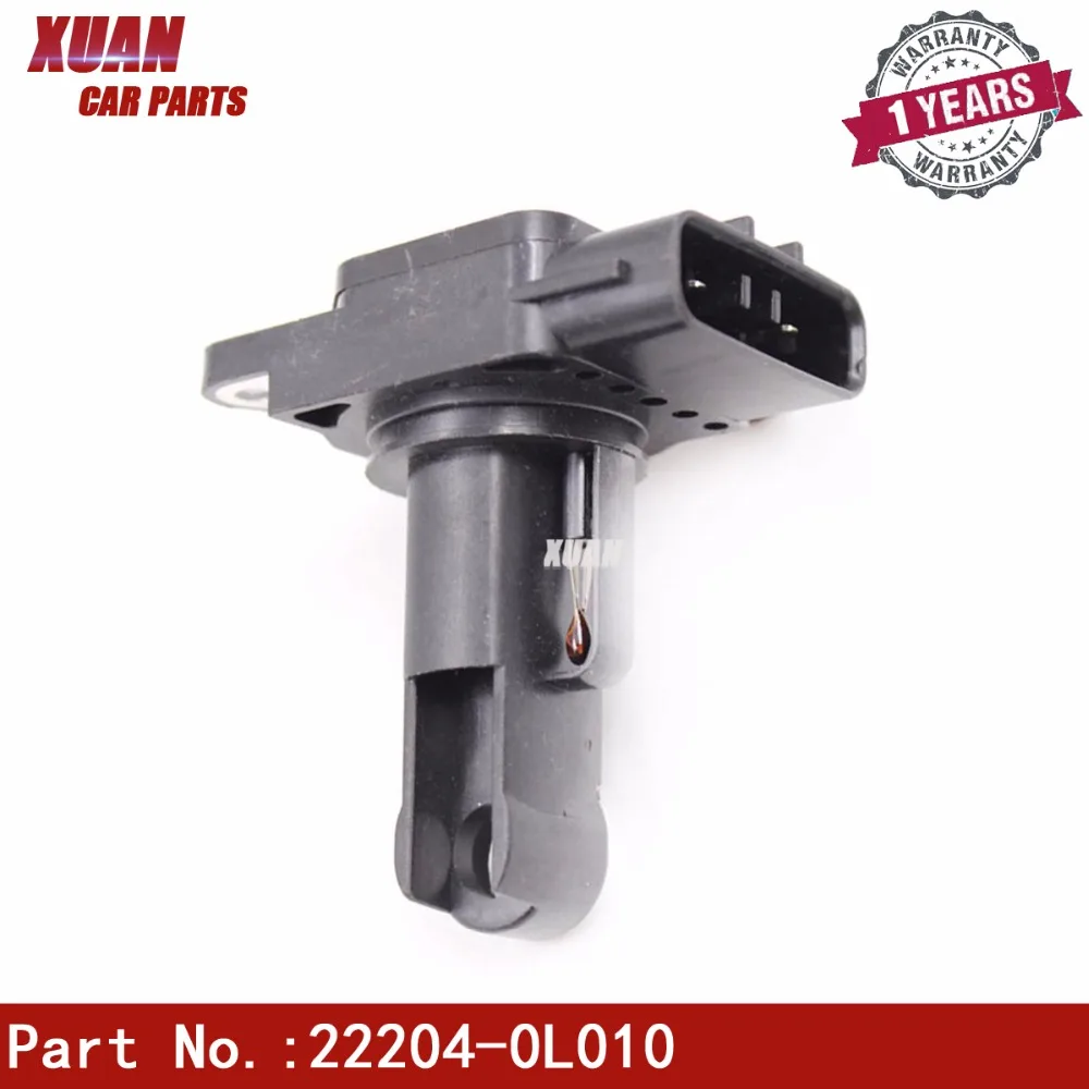 XUAN Mass Air Flow Meters Sensor 22204-0L010 222040L010 For Toyota Corolla Yaris/Vitz RAV 4 Land Cruiser Hilux Avensis Auris
XUAN Mass Air Flow Meters Sensor 22204-0L010 222040L010 For Toyota Corolla Yaris/Vitz RAV 4 Land Cruiser Hilux Avensis Auris
