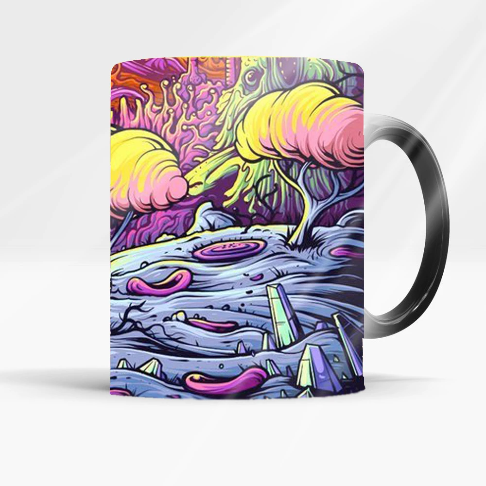 Color Changing Sensitive Rick And Morty Mug