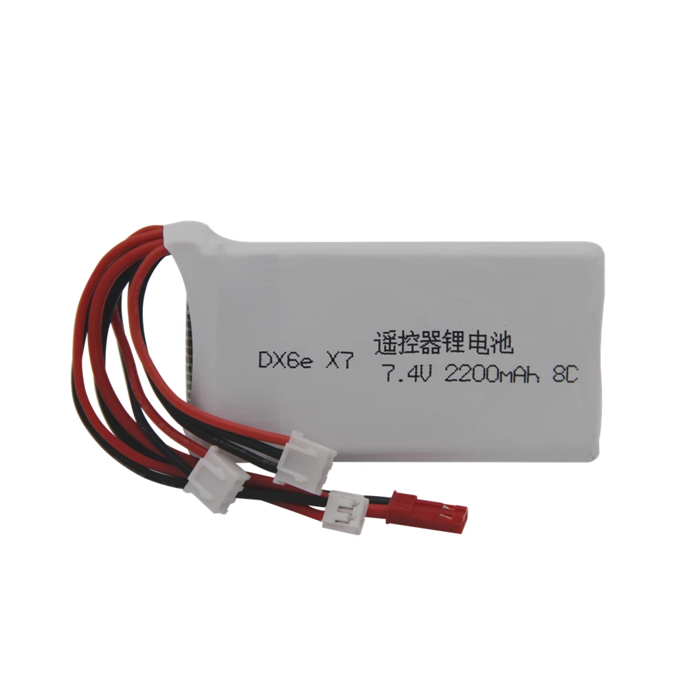 Hobby Hub Li-Polymer 2S 7.4V 2200mah 8C Lipo Battery For Radiolink RC3S RC4GS RC6GS DX6e DX6 For Taranis Q X7 Transmitter
Hobby Hub Li-Polymer 2S 7.4V 2200mah 8C Lipo Battery For Radiolink RC3S RC4GS RC6GS DX6e DX6 For Taranis Q X7 Transmitter