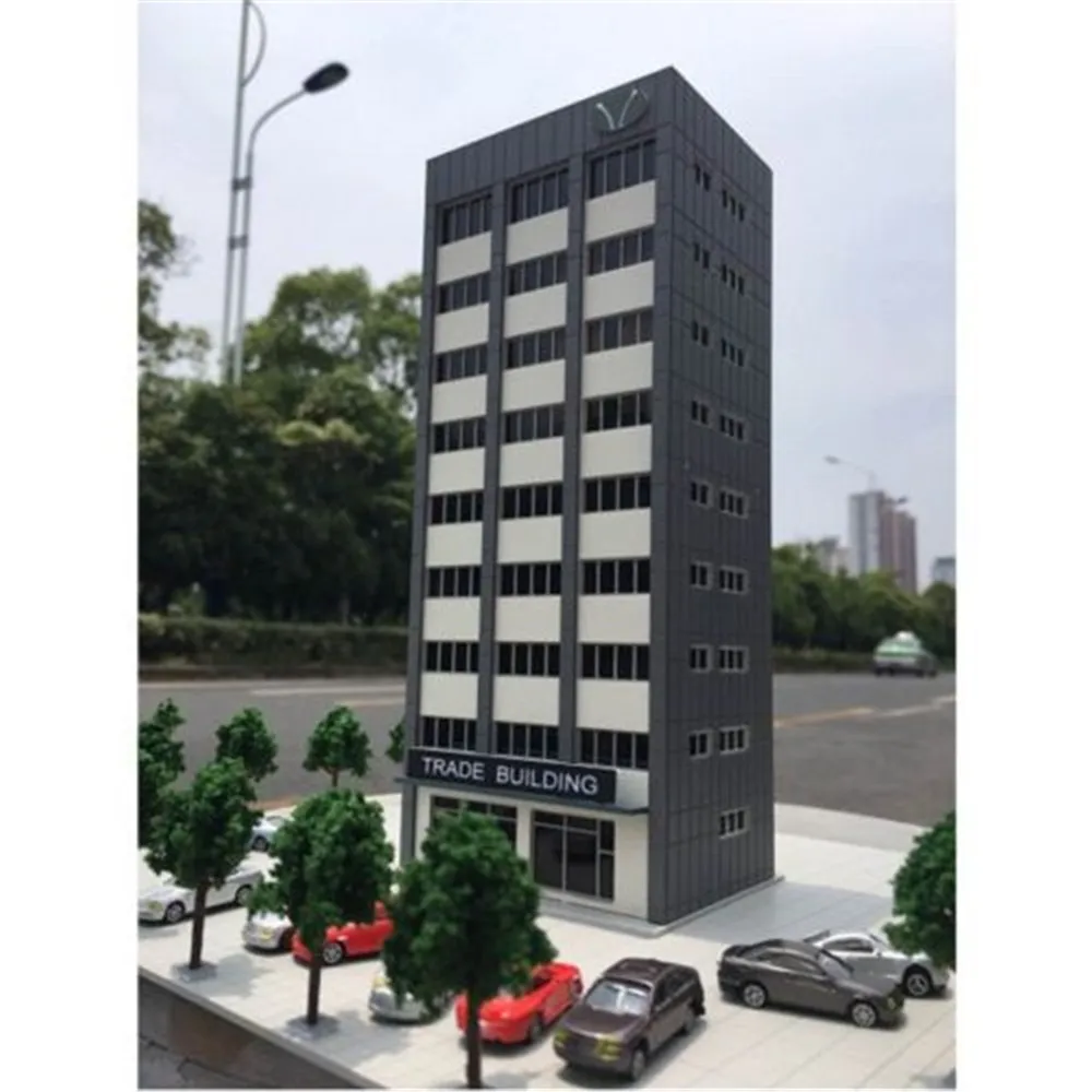 Modern Trade Building Assembling Model Outland Scene Sand Table Model N Scale 1:144 Architectural Model
Modern Trade Building Assembling Model Outland Scene Sand Table Model N Scale 1:144 Architectural Model