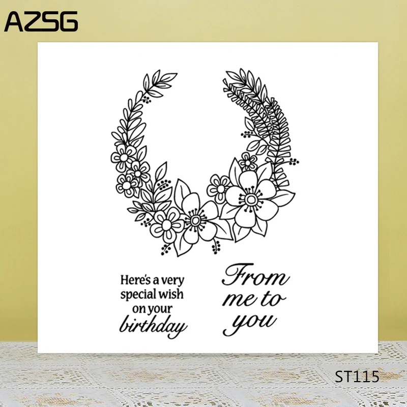 AZSG Floret Flower Ornaments Garland Clear Stamps/Seals For DIY Scrapbooking/Card Making/Album Decorative Silicone Stamp Crafts
AZSG Floret Flower Ornaments Garland Clear Stamps/Seals For DIY Scrapbooking/Card Making/Album Decorative Silicone Stamp Crafts