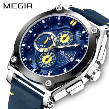 MEGIR famous brand men watches Fashion & Casual luxury designer watch Chronograph Sport Wrist Watch Men Clock Relogio Masculino
MEGIR famous brand men watches Fashion & Casual luxury designer watch Chronograph Sport Wrist Watch Men Clock Relogio Masculino