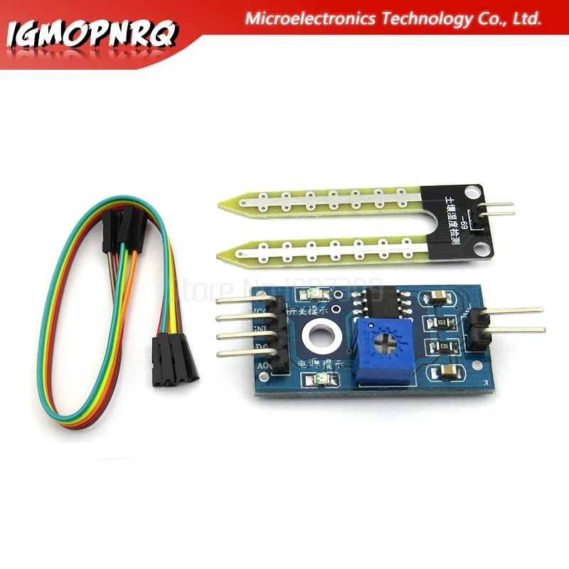 1pcs Soil Moisture Hygrometer Detection Humidity Sensor Module For Development Board DIY Robot Car
1pcs Soil Moisture Hygrometer Detection Humidity Sensor Module For Development Board DIY Robot Car