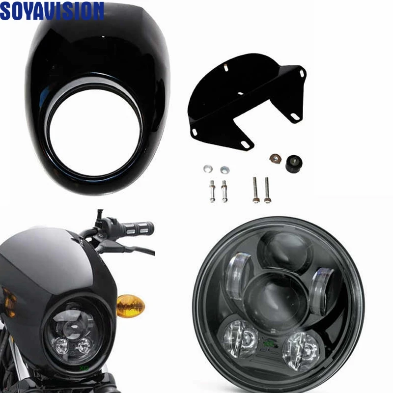 Moto Accessories 5.75" 5 3/4 inch Headlight and Fairing Front Cowl Fork Mount For Harley Sportster Dyna Glide FX XL 883
Moto Accessories 5.75" 5 3/4 inch Headlight and Fairing Front Cowl Fork Mount For Harley Sportster Dyna Glide FX XL 883