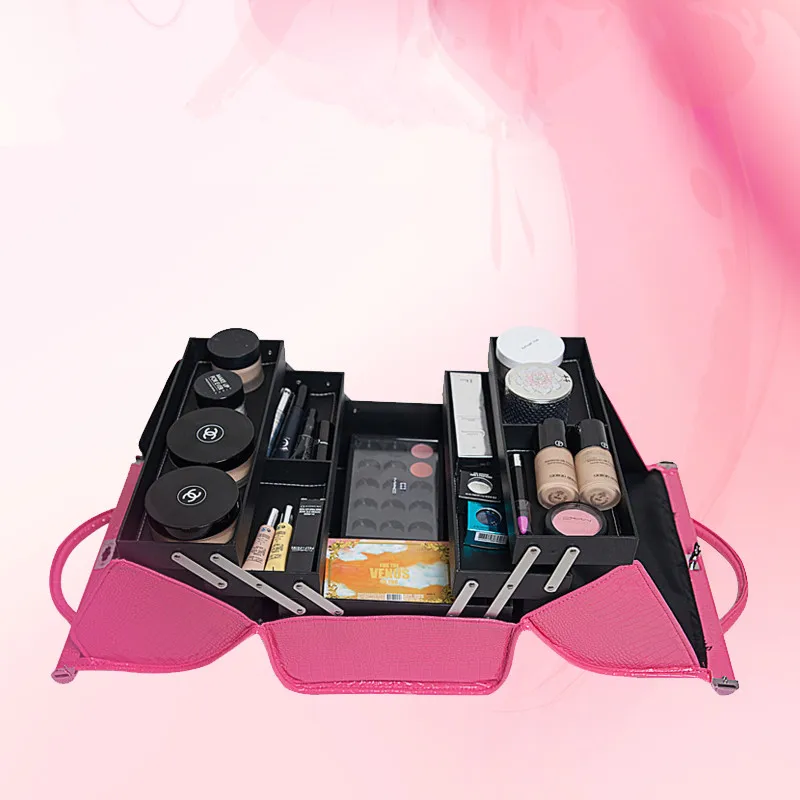 factory price Multi-layer Handmade Professional Nail Art Make-up Beauty Hair Cosmetic Case large capacity with makeup bag
factory price Multi-layer Handmade Professional Nail Art Make-up Beauty Hair Cosmetic Case large capacity with makeup bag