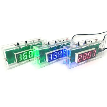 C51 MCU Digital Temperature Light Control Clock LED Electronic Clock DIY Kit MAR22 Dropship
C51 MCU Digital Temperature Light Control Clock LED Electronic Clock DIY Kit MAR22 Dropship
