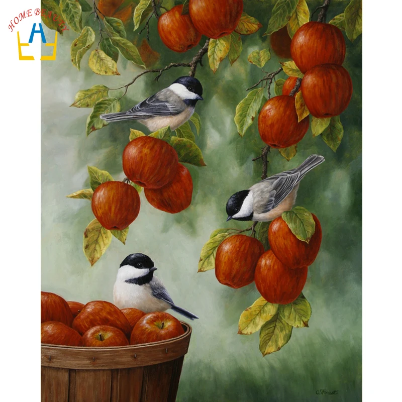 HOME BEAUTY coloring by numbers apple picture modular bird paintings hand painted by number on canvas for living room decor E946
HOME BEAUTY coloring by numbers apple picture modular bird paintings hand painted by number on canvas for living room decor E946