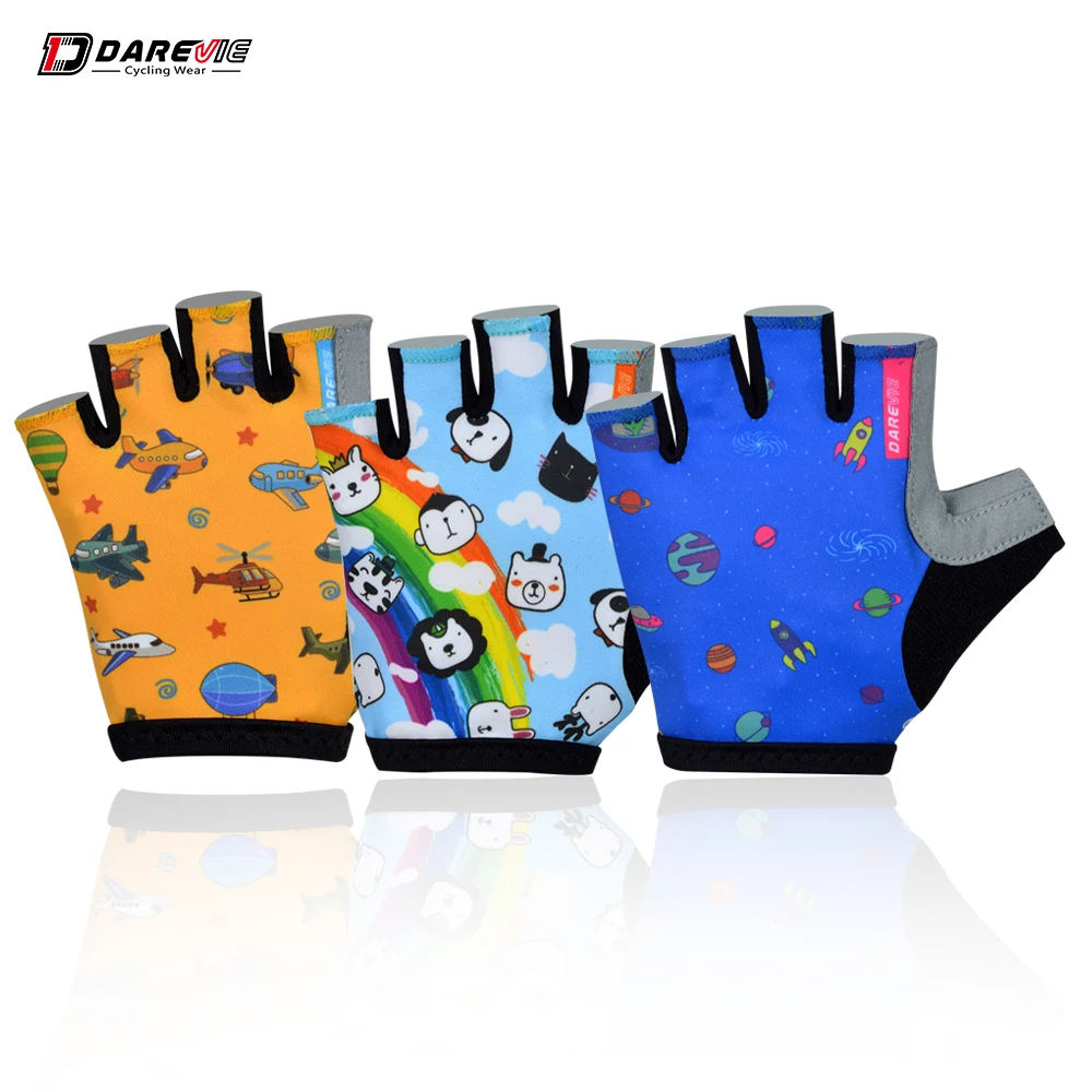Darevie Kids Cycling Gloves Cute Cartoon Children Bike Gloves Gel Padded SBR Palm Shockproof for Ages 3-8 Years Old Boy Girl
Darevie Kids Cycling Gloves Cute Cartoon Children Bike Gloves Gel Padded SBR Palm Shockproof for Ages 3-8 Years Old Boy Girl