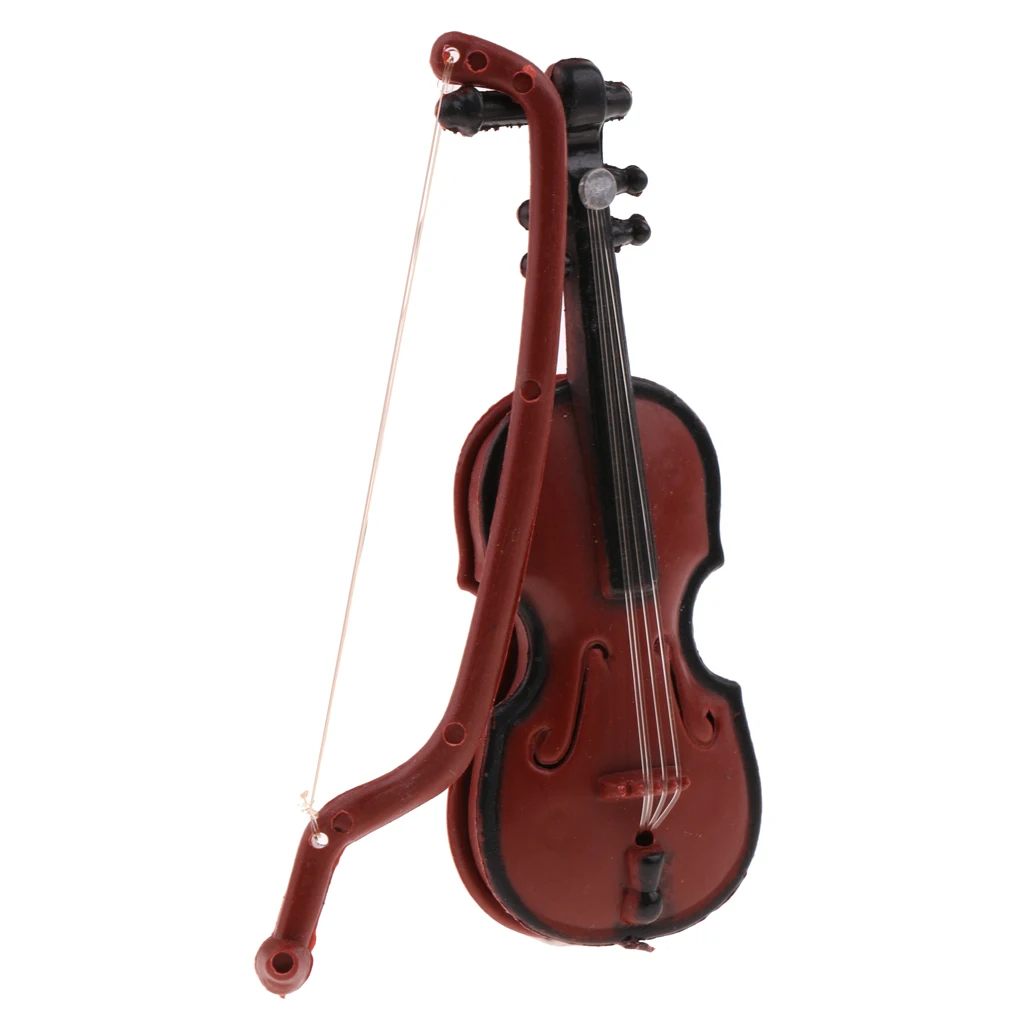 5 Styles Miniature Musical Instrument Model for 1/12 Dolls House Garden Accessories Room Life Scenes Decoration