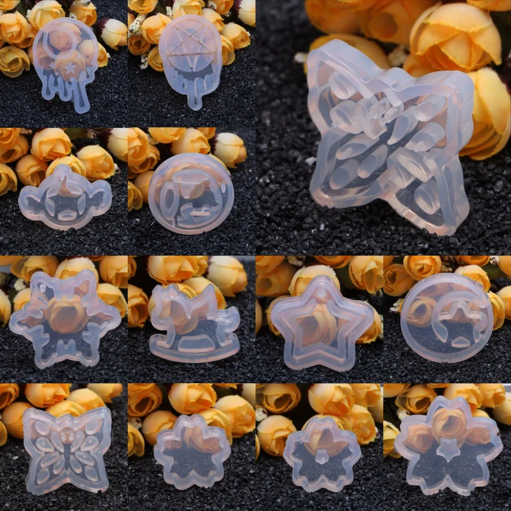 JAVRICK Resin Silicone Pendant Mold Tear Moon Ornaments Handmade Jewelry Making Mould 12 Pattern
JAVRICK Resin Silicone Pendant Mold Tear Moon Ornaments Handmade Jewelry Making Mould 12 Pattern