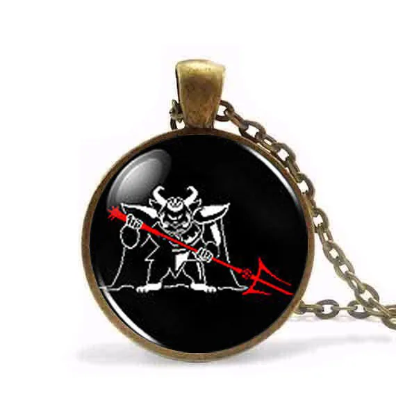 Steampunk 2017 New Undertale Asgore Game Gaming Gamer Handmade Necklace Pendant Jewelry Charm Gift Women Mens Chain
Steampunk 2017 New Undertale Asgore Game Gaming Gamer Handmade Necklace Pendant Jewelry Charm Gift Women Mens Chain