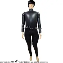 Black Sexy Inflatable Latex Catsuit With Shoulder Zipper And Crotch Rubber Bodysuit Overall Zentai Body Suit LTY-0112
Black Sexy Inflatable Latex Catsuit With Shoulder Zipper And Crotch Rubber Bodysuit Overall Zentai Body Suit LTY-0112