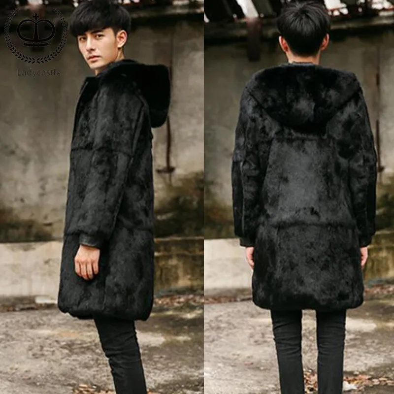 2018 Winter Real Rabbit Fur Coat With Hood Thick Warm Natural Fur Long Jacket Men Outwear Full Pelt Rabbit Coats Luxury FM-018
2018 Winter Real Rabbit Fur Coat With Hood Thick Warm Natural Fur Long Jacket Men Outwear Full Pelt Rabbit Coats Luxury FM-018