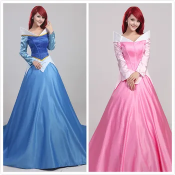 Adult The Sleeping Beauty Aurora Blue And Pink Princess Dress Halloween Cosplay Women Sweet Costumes Evening Garment
Adult The Sleeping Beauty Aurora Blue And Pink Princess Dress Halloween Cosplay Women Sweet Costumes Evening Garment