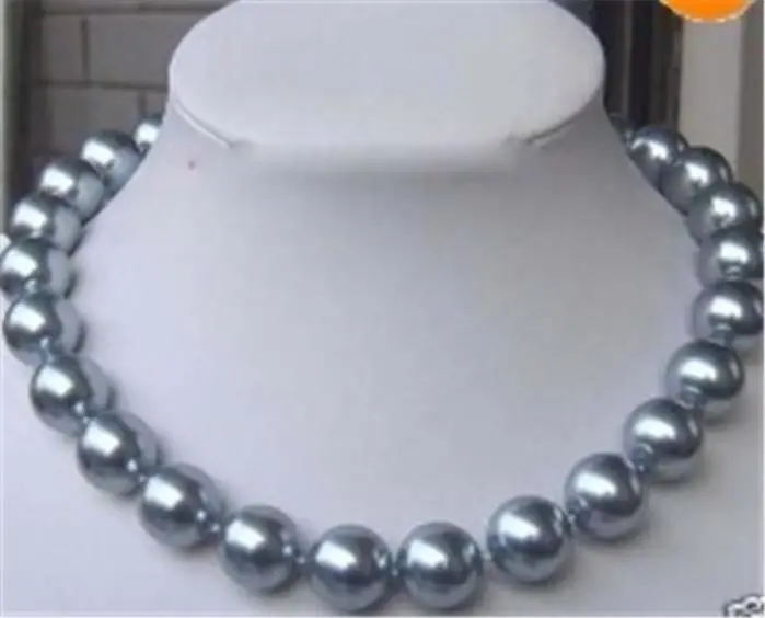 mm Silver Gray SEA SHELL PEARL NECKLACE 18" AAA style Fine Noble real Natural free shipping
mm Silver Gray SEA SHELL PEARL NECKLACE 18" AAA style Fine Noble real Natural free shipping