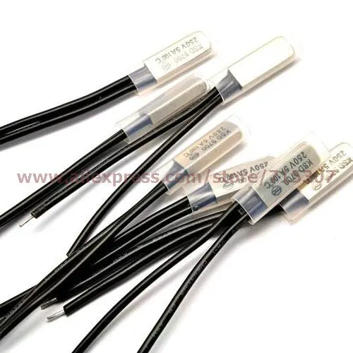 PHISCALE 30pcs Temperature Switch KSD9700 thermostat switch 100C degree 5A 250V Normal Open Thermal Protector
PHISCALE 30pcs Temperature Switch KSD9700 thermostat switch 100C degree 5A 250V Normal Open Thermal Protector