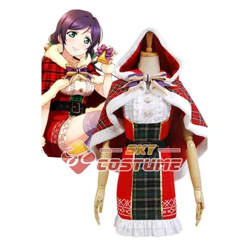 Winter LoveLive! Love Live Nozomi Tojo Christmas Costume Uniform Dress Cloak Halloween Cosplay Costume For Women Full Set
Winter LoveLive! Love Live Nozomi Tojo Christmas Costume Uniform Dress Cloak Halloween Cosplay Costume For Women Full Set