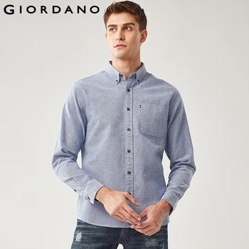 Giordano Men Shirt Men Thick Cotton Camisa Masculina Single Pocket At Chest Long-sleeve Shirts Quality Thicken Camiseta
Giordano Men Shirt Men Thick Cotton Camisa Masculina Single Pocket At Chest Long-sleeve Shirts Quality Thicken Camiseta