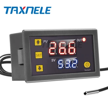 W3230 Microcomputer Temperature Controller Digital Thermostat Regulator Red and Blue LED Display Heating Cooling Controller
W3230 Microcomputer Temperature Controller Digital Thermostat Regulator Red and Blue LED Display Heating Cooling Controller
