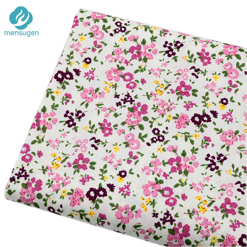 Mensugen Flower Printed Cotton Floral Fabric for Girl's Dress Sewing Headband Cushions Blanket Doll Clothes Scrapbook DIY Cloth
Mensugen Flower Printed Cotton Floral Fabric for Girl's Dress Sewing Headband Cushions Blanket Doll Clothes Scrapbook DIY Cloth
