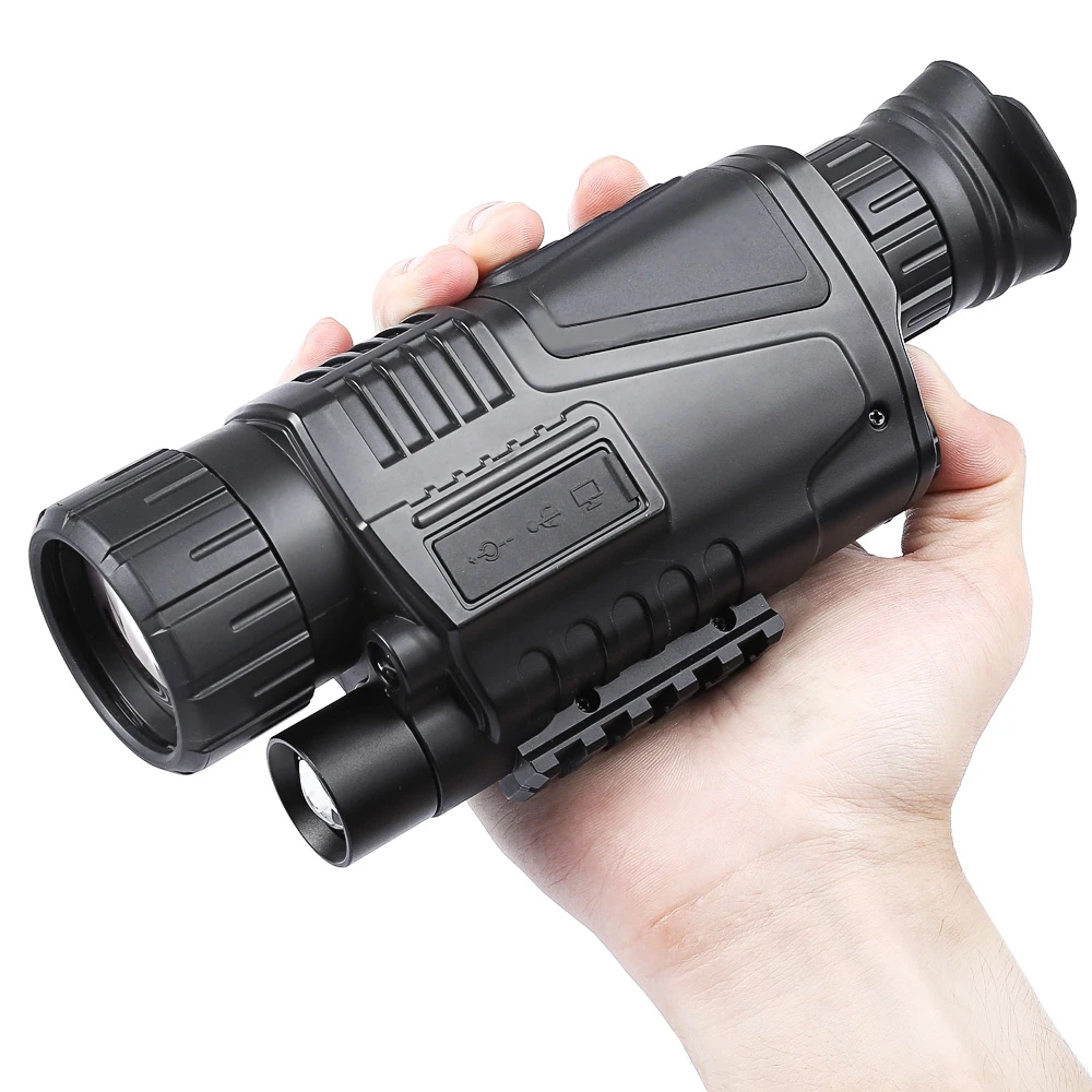 

Eyebre 5x40 Infrared Digital Night Vision Monocular Telescope With Adjustable Focus Anti-slip High Magnification Video Output