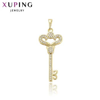 Xuping Fashion Luxury Necklace Pendant Key Shaped Exquisite Jewelry for Women Popular Design Christmas Gift 33948
Xuping Fashion Luxury Necklace Pendant Key Shaped Exquisite Jewelry for Women Popular Design Christmas Gift 33948