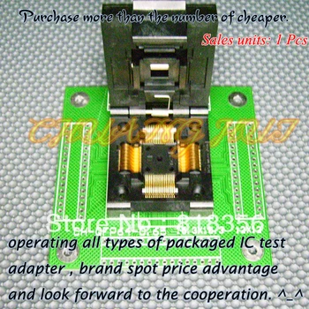 CH-QFP64-0.65 Programmer Adapter TQFP64 QFP64 15.3x15.3 12x12 Adapter IC51-0644-1586 Adapter/IC SOCKET(Flip test seat)
CH-QFP64-0.65 Programmer Adapter TQFP64 QFP64 15.3x15.3 12x12 Adapter IC51-0644-1586 Adapter/IC SOCKET(Flip test seat)