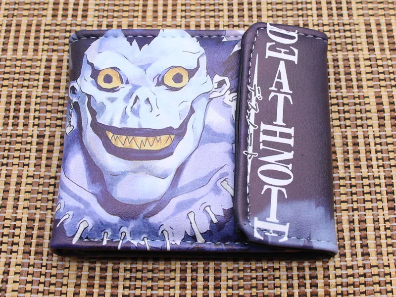 New Death Note Ryuuku Short Wallet Unisex Cartoon Hasp Short Wallets Photo Card Holder Purse
New Death Note Ryuuku Short Wallet Unisex Cartoon Hasp Short Wallets Photo Card Holder Purse