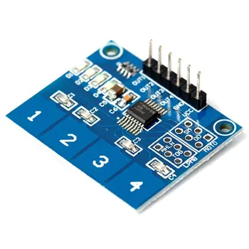 1PCS Capacitive Touch Switch Module Digital TTP224 4-way Touch Sensor For Arduino
1PCS Capacitive Touch Switch Module Digital TTP224 4-way Touch Sensor For Arduino